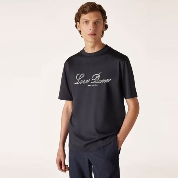 ❤로로피아나 남성 라운드 반팔티 - Loro Piana Mens Round Tshirt - lpc7452x