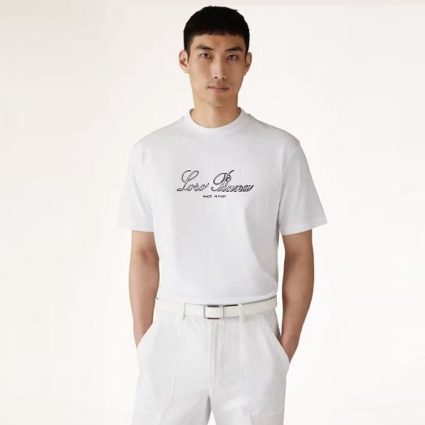 ❤로로피아나 남성 라운드 반팔티 - Loro Piana Mens Round Tshirt - lpc7453x