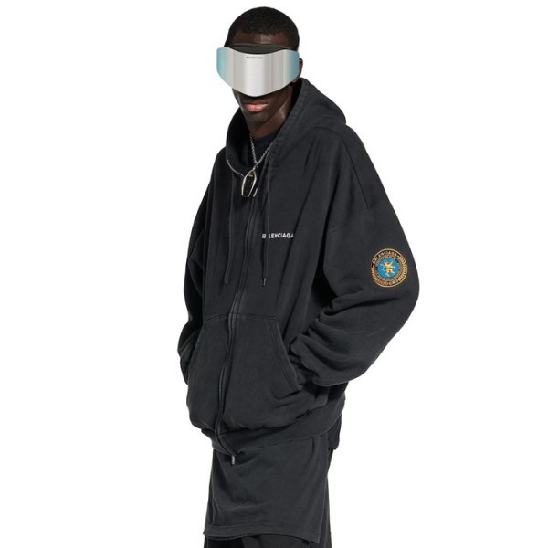 ❤발렌시아가 남/녀 집업 후드티 - Balenciaga Unisex Zip-up Hoodie - bac7460x