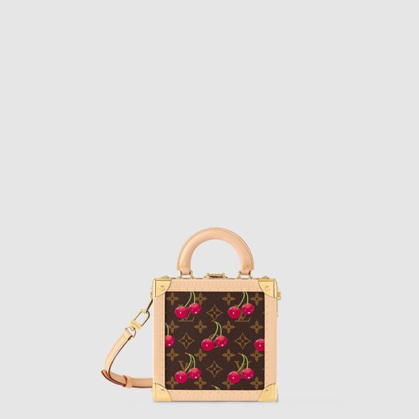 ❤루이비통 여성 LV x TM 미니 스퀘어 트렁크 체리 M14040 - Louis vuitton Womens LV x TM Mini Square Trunk Cherry - lvb5960x