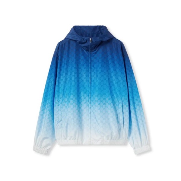 ❤구찌 남성 프린트 테크니컬 포플린 지퍼 재킷 - Gucci Mens Printed Technical Poplin Zipper Jacket - guc7538x