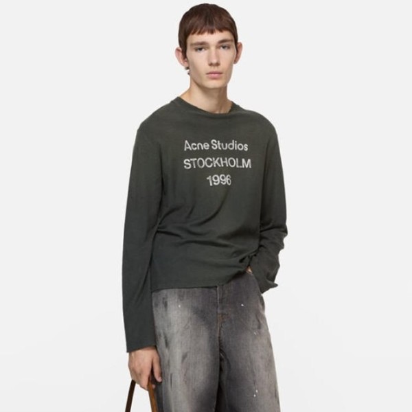 ❤아크네 남성 크루넥 긴팔티 - Acne Mens Round Tshirt - anc7515x