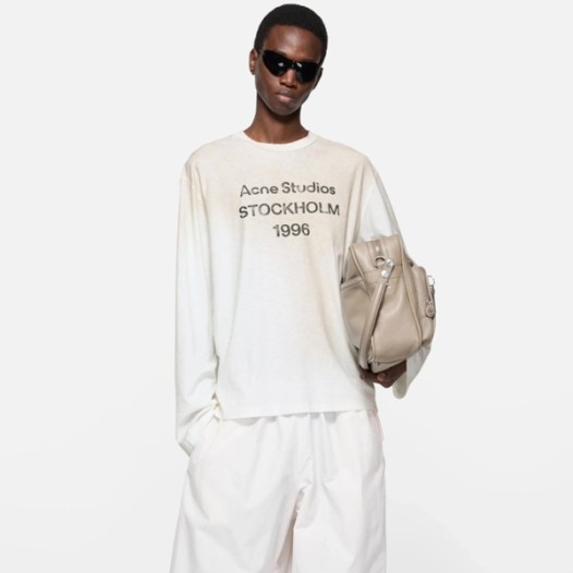 ❤아크네 남성 크루넥 긴팔티 - Acne Mens Round Tshirt - anc7516x