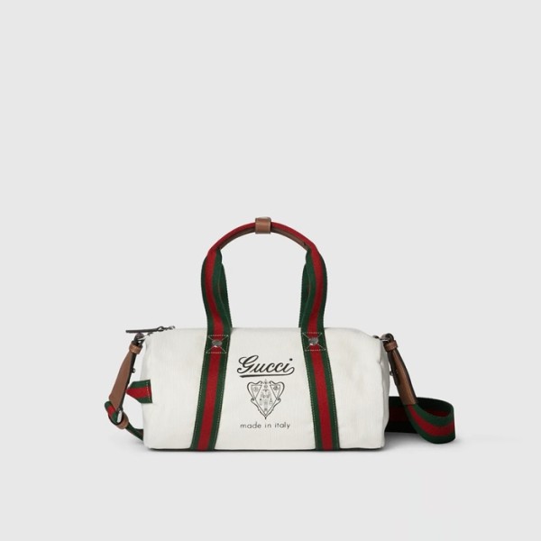 ❤구찌 남성 스몰 프린트 캔버스 더플백 - Gucci Mens Small Print Canvas Duffle Bag - gub5984x