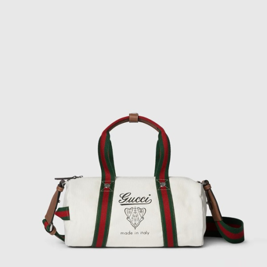 ❤구찌 남성 스몰 프린트 캔버스 더플백 - Gucci Mens Small Print Canvas Duffle Bag - gub5984x