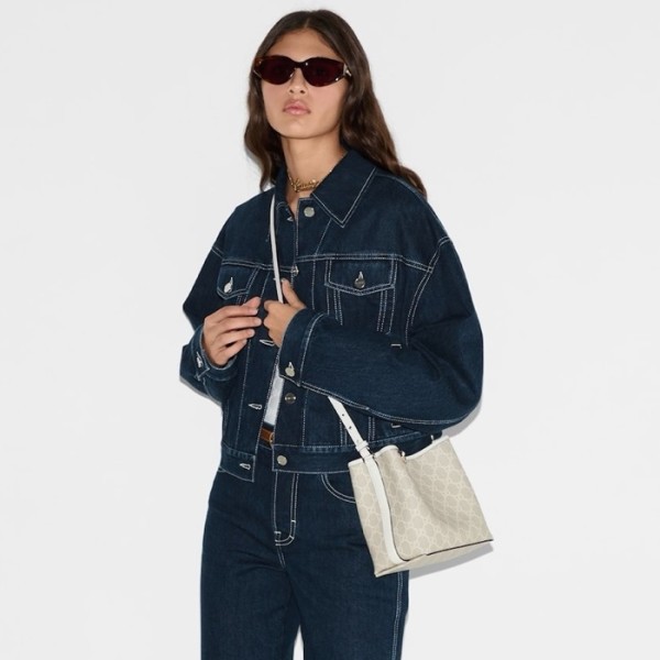 ❤구찌 여성 GG 엠블럼 스몰 버킷백 - Gucci Womens GG Emblem Small Bucket Bag - gub6009x