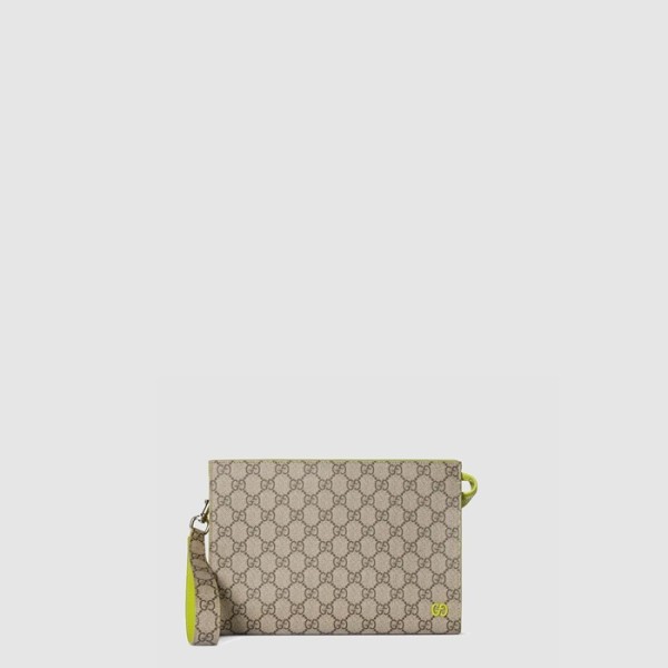 ❤구찌 남성 바이컬러 GG 파우치 - Gucci Mens Bicolor GG pouch - gub6022x