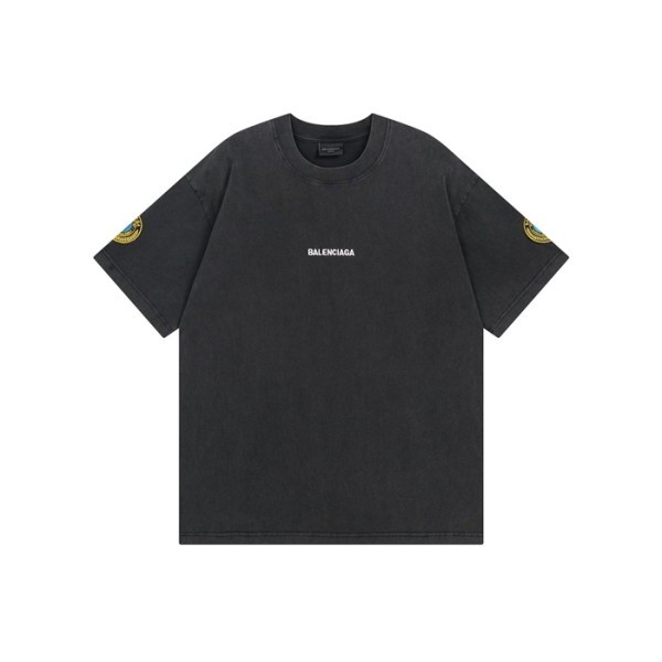 ❤발렌시아가 남성 라운드 반팔 티셔츠 - Balenciaga Mens Round Tshirt - bac7539x
