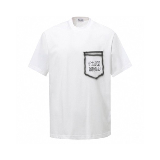 ❤미우미우 남성 라운드 반팔 티셔츠 - Miumiu Mens Round Tshirt - mic7562x
