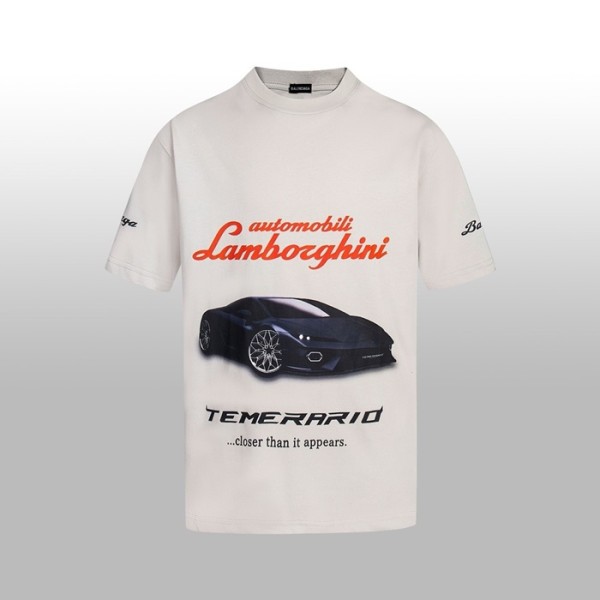 ❤발렌시아가 남성 라운드 반팔 티셔츠 - Balenciaga Mens Round Tshirt - bac7581x