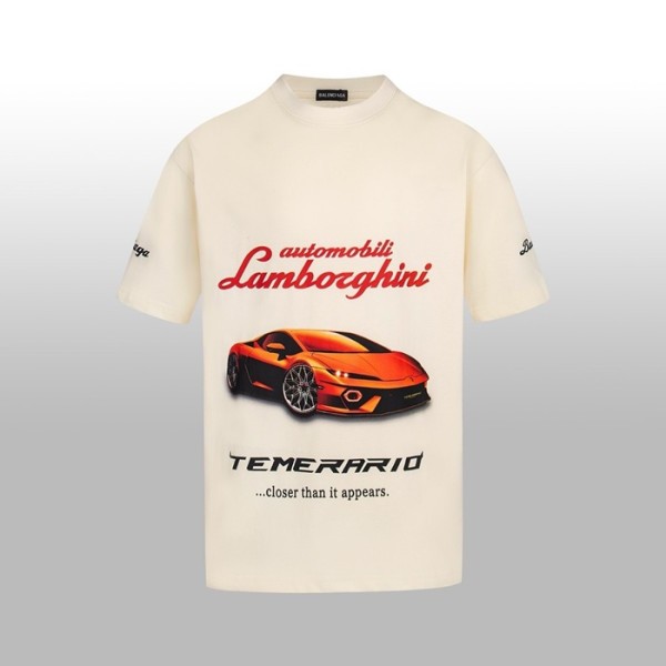 ❤발렌시아가 남성 라운드 반팔 티셔츠 - Balenciaga Mens Round Tshirt - bac7582x