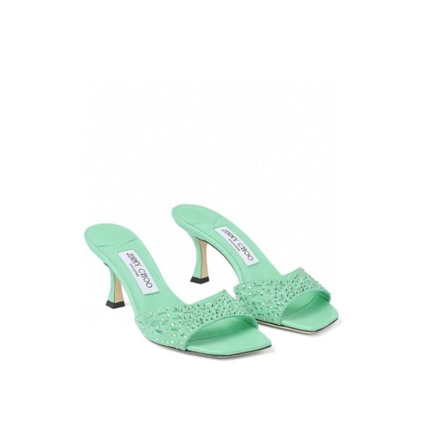 ❤지미추 여성 새틴 크리스탈 샌들 - Jimmy Choo Womens Satin Crystal Sandals - jis6246x