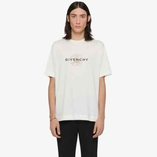 ❤지방시 남성 라운드 반팔티 - Givenchy Mens Round Tshirt - gic7596x