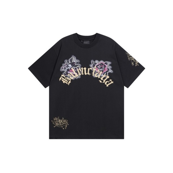 ❤발렌시아가 남성 라운드 반팔 티셔츠 - Balenciaga Mens Round Tshirt - bac7614x