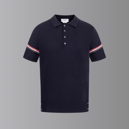 ❤톰브라운 남성 폴로 반팔티 - Thom Browne Mens Polo Tshirt - thc7637x