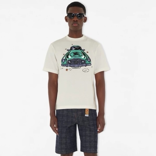 ❤버버리 남성 라운드 반팔 티셔츠 - Burberry Mens Round Tshirt - buc7679x