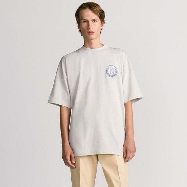 ❤디올 남성 라운드 반팔 티셔츠 - Dior Mens Round Tshirt - dic7690x