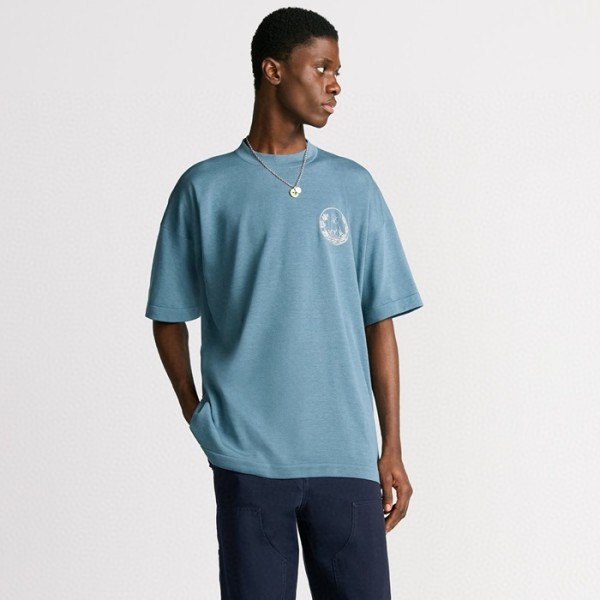 ❤디올 남성 라운드 반팔 티셔츠 - Dior Mens Round Tshirt - dic7691x