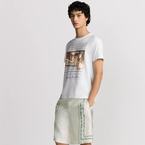 ❤디올 남성 꾸뛰르 은방울꽃 버뮤다 쇼츠 - Dior Mens Couture Silverbell Bermuda Shorts - dic7714x