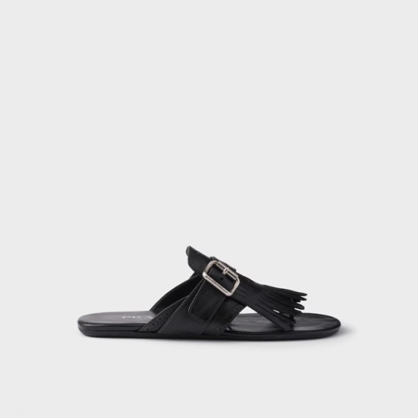 ❤프라다 여성 셔플 레더 통 샌들 - Prada Womens Shuffle Leather Thong Sandals - prs6312x