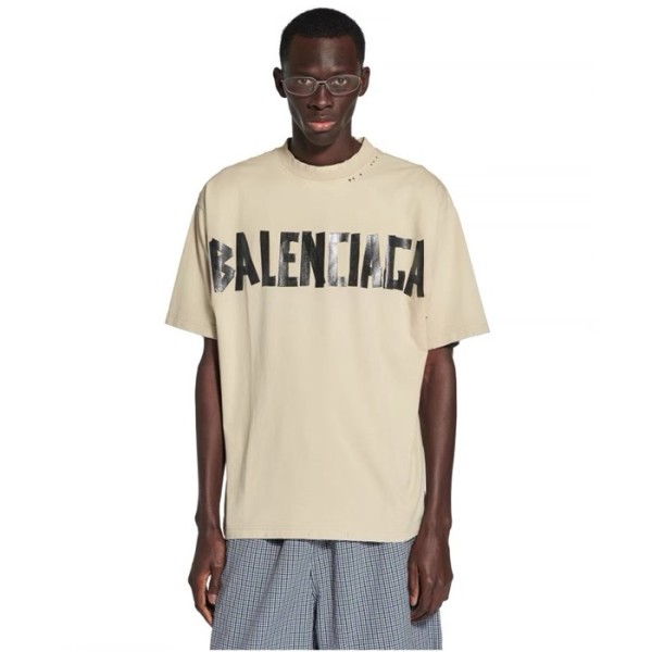 ❤발렌시아가 남성 라운드 반팔 티셔츠 - Balenciaga Mens Round Tshirt - bac7756x