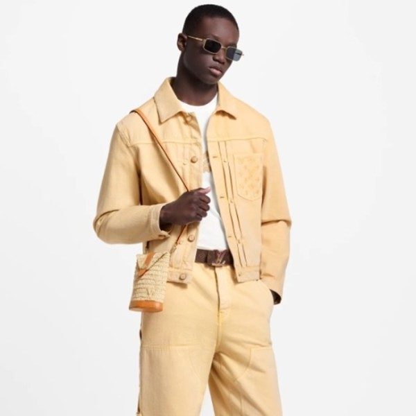 ❤루이비통 남성 가먼트 다이드 데님 타입 II 트러커 재킷 - Louis vuitton Mens Garment Dyed Denim Type II Trucker Jacket - lvc7773x