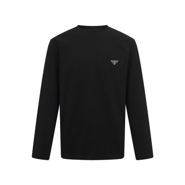 ❤프라다 남성 라운드 긴팔티 - Prada Mens Round Tshirt - prc7765x