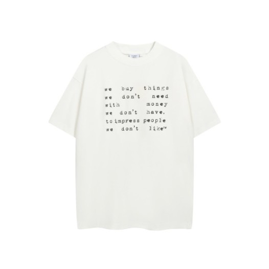 ❤베트멍 남/녀 라운드 반팔 티셔츠 - Vetements Unisex Oversize Tshirt - buc7790x