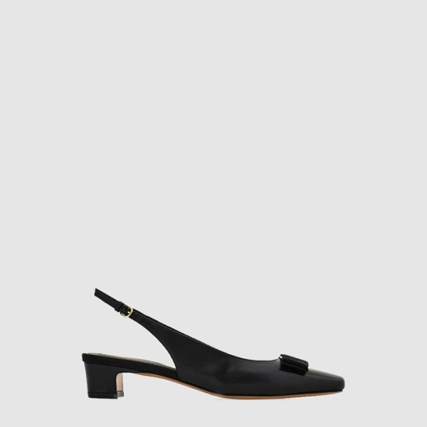 ❤페라가모 여성 아이코닉 보우 슬링백 - Salvatore Ferragamo Womens Iconic Bow Slingback - fes6365x