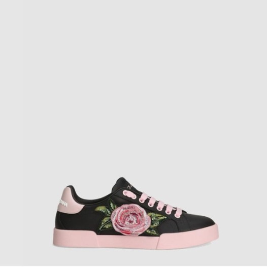 ❤돌체앤가바나 남/녀 가죽 포르토피노 스니커즈 - Dolc&Gabbana Unisex Leather Portofino Sneakers - dol6383x