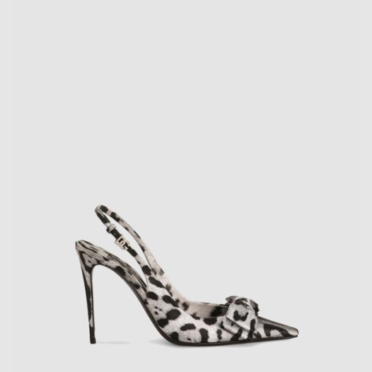 ❤돌체앤가바나 여성 리본 새틴 슬링백 - Dolce&Gabbana Womens Satin Slingback With Ribbon - dos6392x