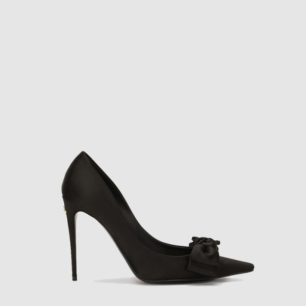 ❤돌체앤가바나 여성 리본 새틴 펌프스 - Dolce&Gabbana Womens Satin Pumps With Ribbon - dos6393x