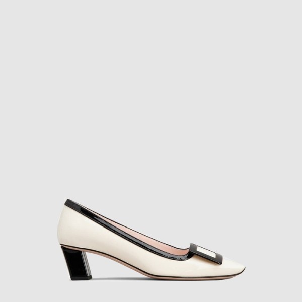 ❤로저비비에 여성 벨 비비에 메탈 버클 펌프스 - Roger Vivier Womens Belle Vivier Metal Buckle Pumps - ros6420x
