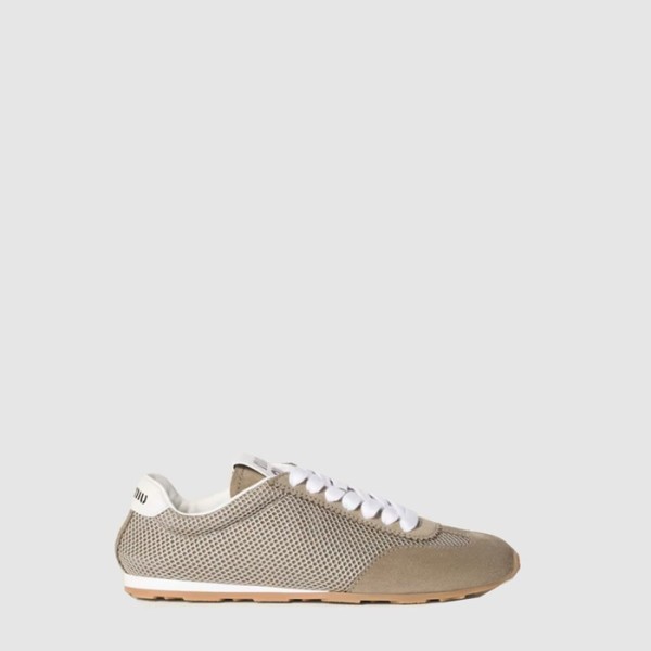 ❤미우미우 여성 메쉬 스웨이드 플룸 스니커즈 - Miumiu Womens Mesh Suede Plume Sneakers - mis6518x