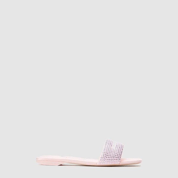 ❤알렉산더왕 여성 Vy 핑크 새틴 크리스탈 핫픽스 샌들 - Alexander wang Womens Vy Pink Satin Crystal Hot Fix Sandals - als6519x