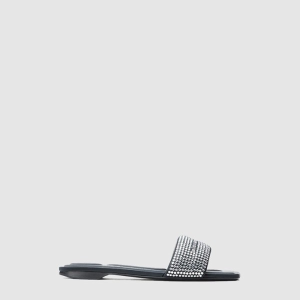 ❤알렉산더왕 여성 Vy 핑크 새틴 크리스탈 핫픽스 샌들 - Alexander wang Womens Vy Pink Satin Crystal Hot Fix Sandals - als6520x