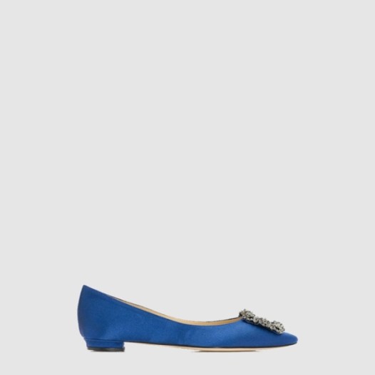 ❤마놀로 블라닉 여성 항기시 플랫 - Manolo Blahnik Womens Hangisi Flat Shoes - mas6536x