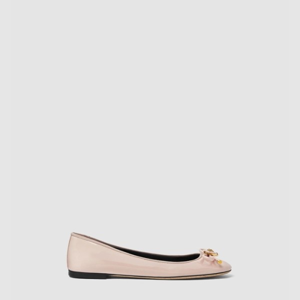 ❤베르사체 여성 리본 에나멜 발레화 - Versace Womens Ribbon Enamel Ballet Shoes - ves6547x