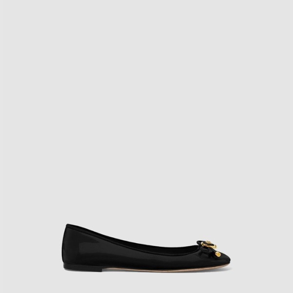 ❤베르사체 여성 리본 에나멜 발레화 - Versace Womens Ribbon Enamel Ballet Shoes - ves6548x