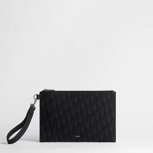 ★디올 남성  A5 파우치 - Dior Mens Oblique A5 Pouch