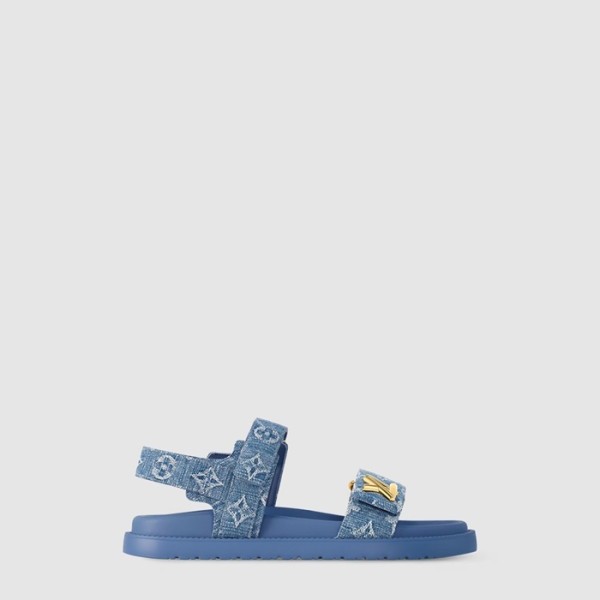 ❤루이비통 여성 선셋 플랫 컴포트 샌들 - Louis vuitton Womens Sunset Flat Comfort Sandals - lvs6563x