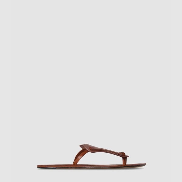 ❤로로피아나 여성 Helena 가죽 플립플랍 - Loro Piana Womens Helena Leather Flip Flop - los6568x