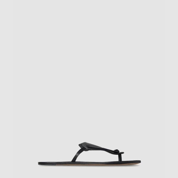 ❤로로피아나 여성 Helena 가죽 플립플랍 - Loro Piana Womens Helena Leather Flip Flop - los6569x