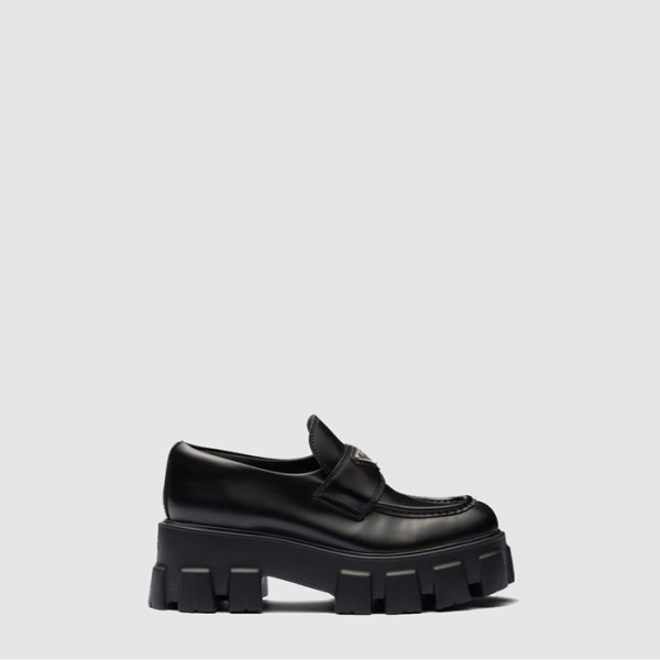 ❤프라다 여성 브러시드 모놀리스 로퍼 - Prada Womens Brushed Leather Monolith Loafer - prs6594x