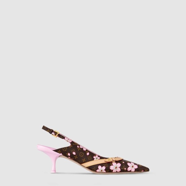 ❤루이비통 여성 LV x TM 6AM 슬링백 펌프스 - Louis vuitton Womens LV x TM 6AM Slingback Pumps - lvs6646x