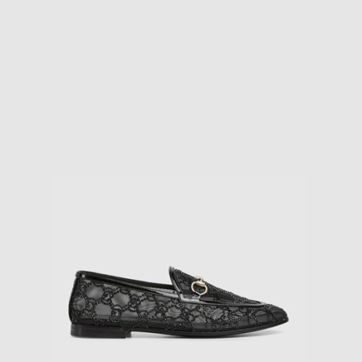 ❤구찌 여성 GG 크리스털 구찌 조르단 로퍼 - Gucci Womens GG Crystal Gucci Jordan Loafer - gus6654x