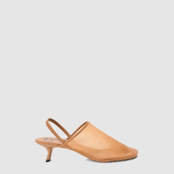 ❤로에베 여성 페탈 슬링백 힐 샌들 - Loewe Womens Petal Slingback Heel Sandals - los6748x