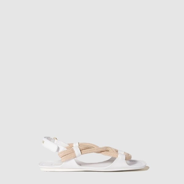 ❤미우미우 여성 플랫 코드 샌들 - Miumiu Womens Flat Code Sandals - mis6756x