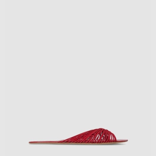 ❤더 로우 여성 가죽 슬라이드 샌들 - The Row Womens Leather Slide Sandals - ths6795x