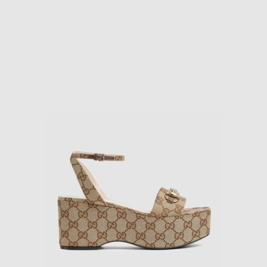 ❤구찌 여성 홀스빗 플랫폼 샌들 - Gucci Womens Horsebit Platform Sandals - gus6803x